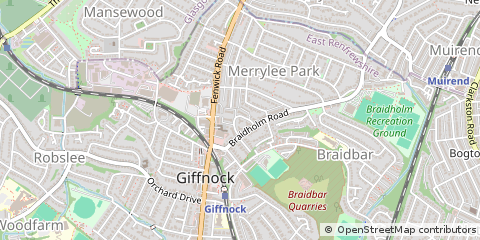 Map of Glasgow