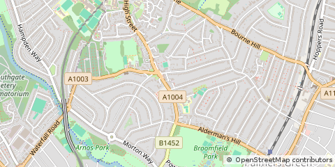 Map of Southgate