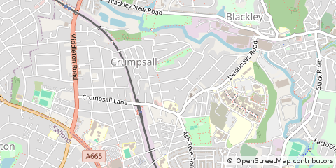 Map of Manchester