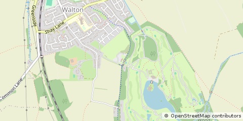 Map of Wakefield, West Yorkshire