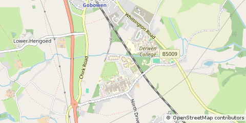 Map of Oswestry