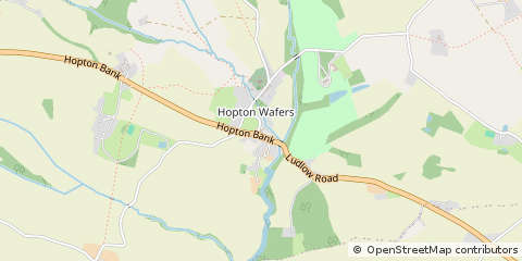Map of Kidderminster, Worcestershire