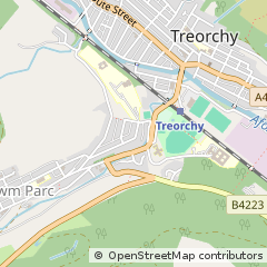 Map of Treorchy