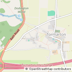 Map of Badminton, Gloucestershire