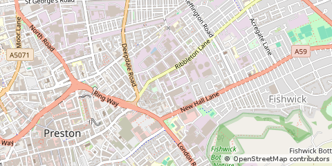 Map of Preston