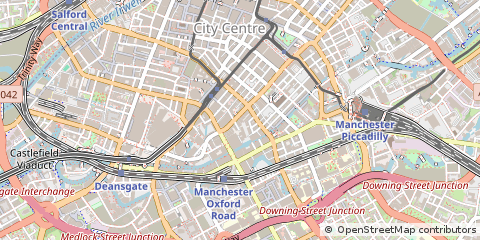 Map of Manchester