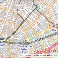 Map of Manchester