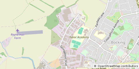 Map of Braintree, Essex