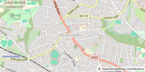Map of Leeds