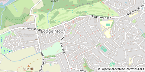 Map of Sheffield