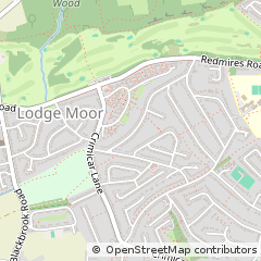 Map of Sheffield