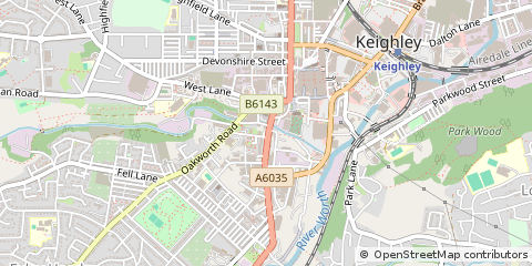Map of West Yorkshire