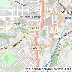 Map of West Yorkshire