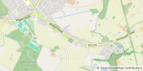 Map of Wigan
