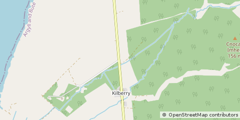 Map of By Tarbert, Argyll