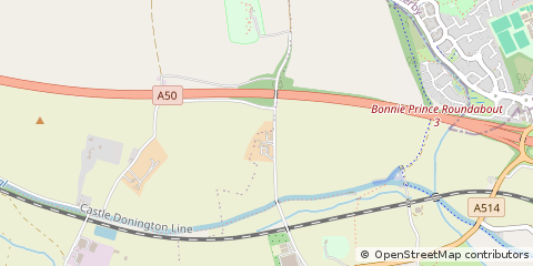 Map of Swarkestone, Derbyshire
