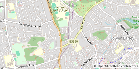 Map of Reading