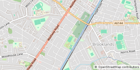 Map of Sale, Cheshire