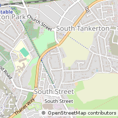 Map of Whitstable, Kent