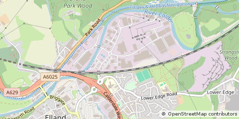 Map of Elland