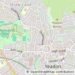 Map of Leeds