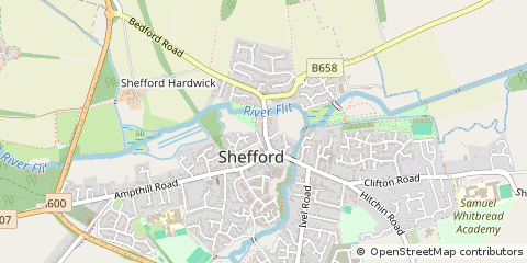 Map of Shefford