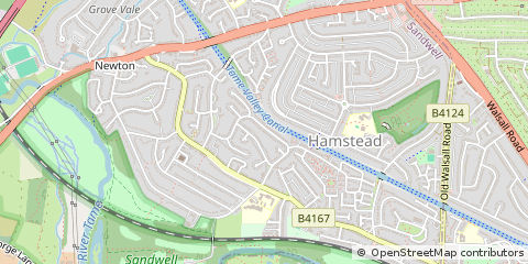 Map of Birmingham, West Midlands