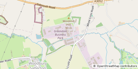 Map of Exeter, Devon