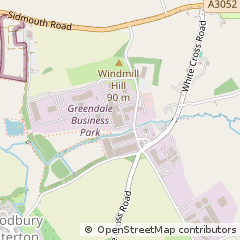 Map of Exeter, Devon