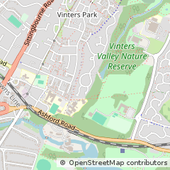 Map of Maidstone, Kent