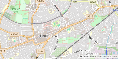 Map of Hounslow