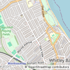 Map of Whitley BAY
