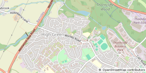 Map of Sheffield