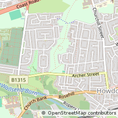 Map of Wallsend