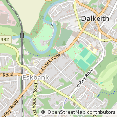 Map of Dalkeith