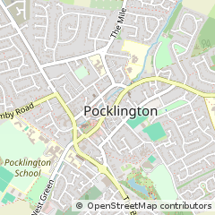 Map of Pocklington, York
