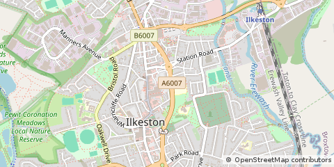 Map of Derby