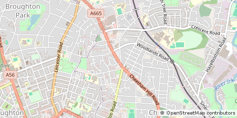Map of Manchester, Lancashire