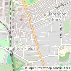 Map of Leicester, Middlesex