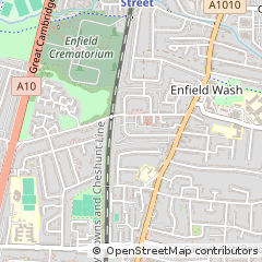 Map of Enfield, Middlesex