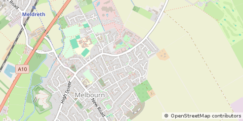 Map of Royston, Hertfordshire