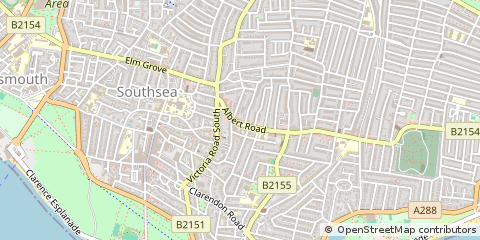 Map of Portsmouth, Hampshire