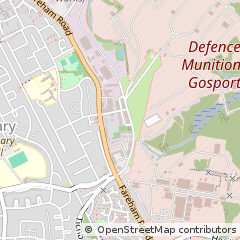 Map of Gosport, Hampshire