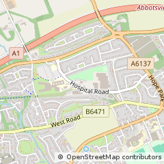 Map of Haddington, East Lothian