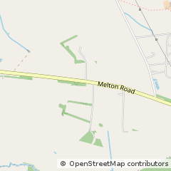 Map of Melton Mowbray, Leicestershire