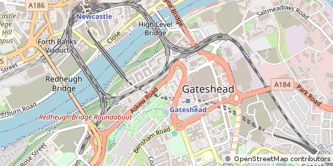 Map of Wallsend, Tyne and Wear