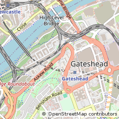 Map of Wallsend, Tyne and Wear