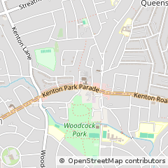 Map of Harrow, Middlesex