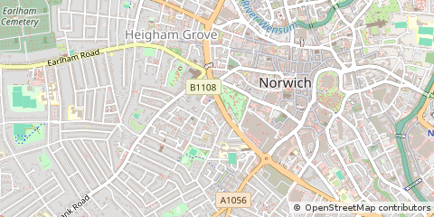 Map of Norwich