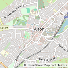 Map of Alton, Hampshire